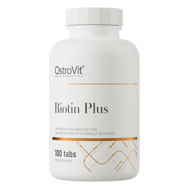 OstroVit Biotin Plus | Biotinas 2500 µg 100 tablečių