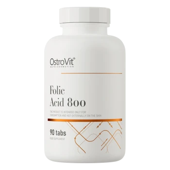 OstroVit Folic Acid | Folio rūgštis B9 vitaminas 90 tablečių