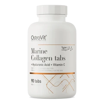 OstroVit Marine Collagen + Hyaluronic Acid + Vitamin C | Jūrų kolagenas + Hialurono rūgštis 90 tablečių