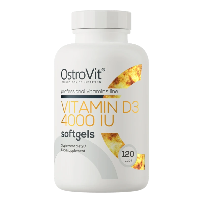 OstroVit Vitamin D3 4000 IU | D3 vitaminas 120 kapsulių