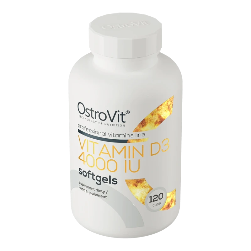 OstroVit Vitamin D3 4000 IU | D3 vitaminas 120 kapsulių