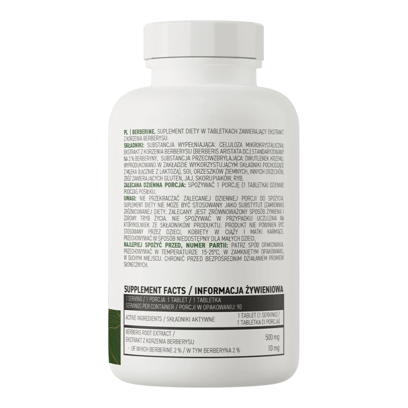 OstroVit Berberine | Berberinas 90 tablečių