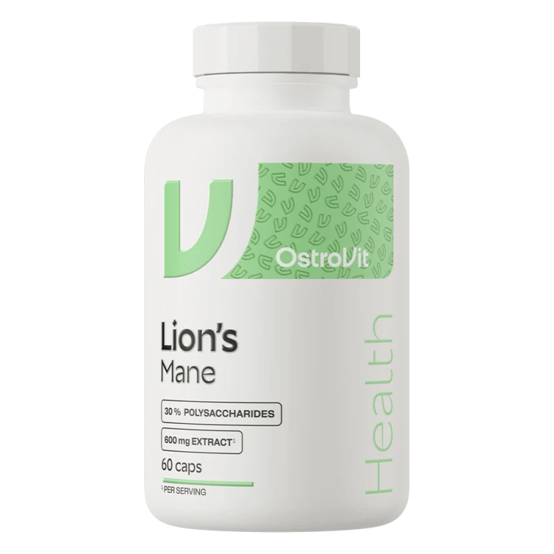 OstroVit Lion’s Mane VEGE | Ežu dižadatenės ekstraktas 60 kapsulių