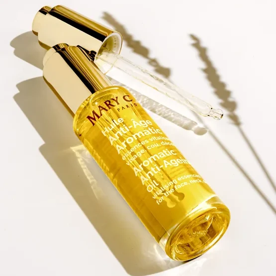 Mary Cohr Aromatic Anti-Aging Oil | Priešraukšlinė veido aliejus su eteriniais aliejais ir retinolio alternatyva Rétiliss® 30 ml