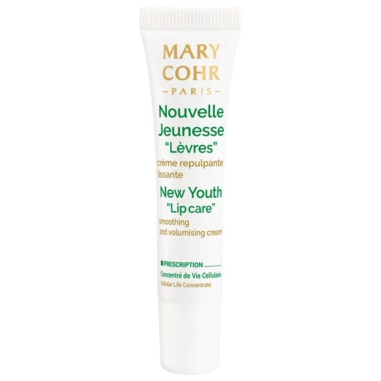 Mary Cohr New Youth Lip Care | Atkuriantis ir apimtį suteikiantis anti-senėjimo priemonė lūpoms 15 ml