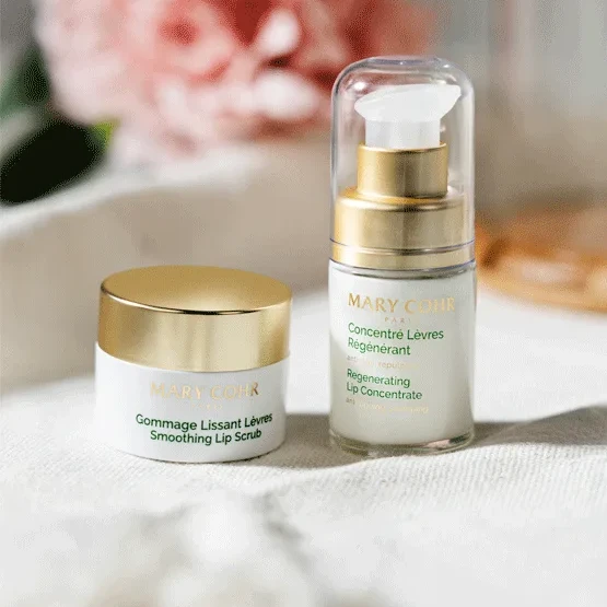 Mary Cohr New Youth Lip Care | Полный антивозрастной набор для ухода за губами с пилингом и регенерирующим концентратом 17 мл