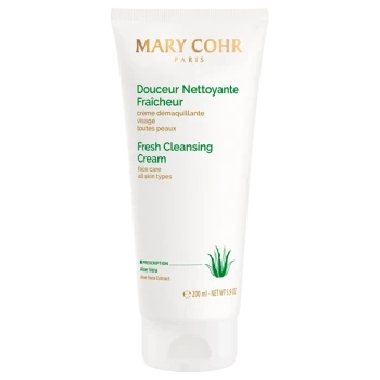 Mary Cohr Fresh Cleansing Cream | Gaivus valomasis kremas veidui ir dekoratyvinei kosmetikai nuvalyti 200 ml
