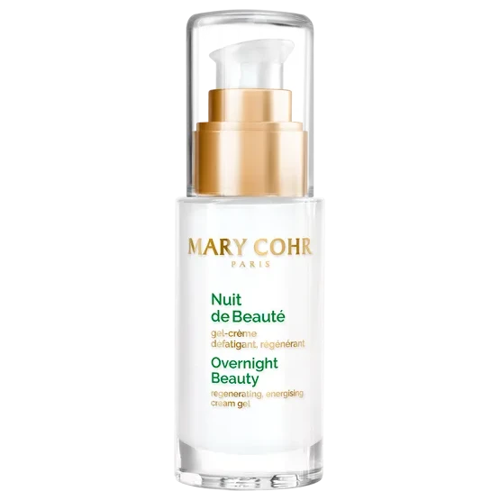 Mary Cohr Overnight Beauty | Nakčiai atstatantis ir energizuojantis gelinis kremas nuovargio požymių mažinimui 50 ml