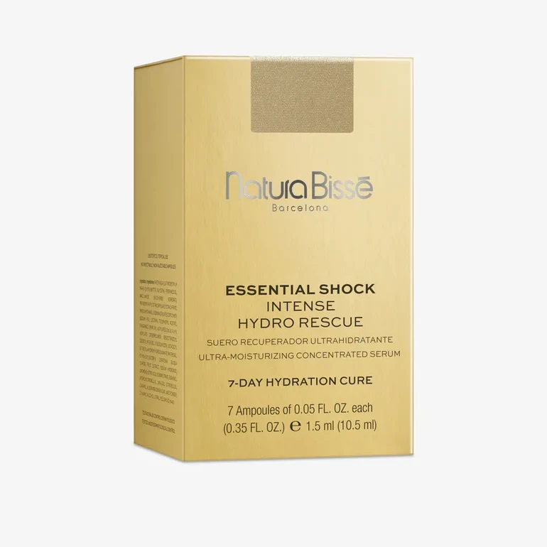Natura Bissé Essential Shock Intense Hydro Rescue | Ypač intensyvus drėkinantis serumas ampulėse 7 × 1,5 ml