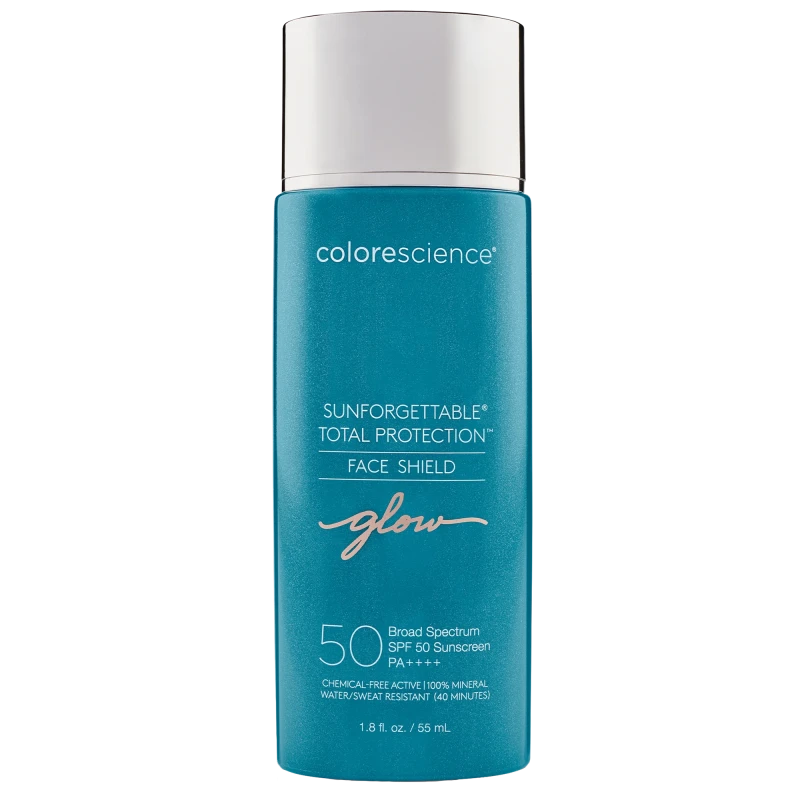 Colorescience Face Shield Glow SPF50 | Тонирующий минеральный SPF для лица с шиммером 55 мл
