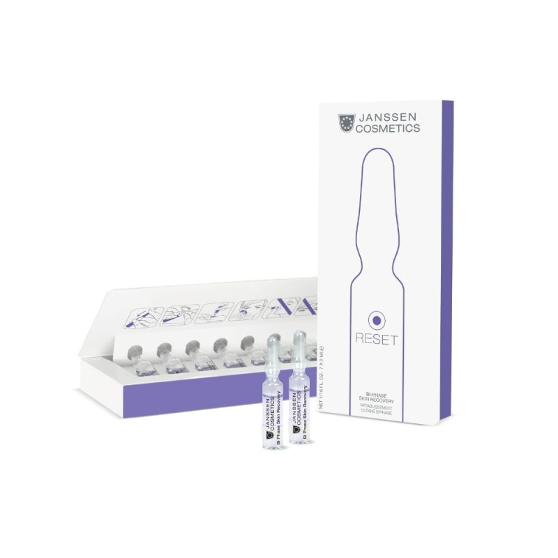 Janssen RESET Bi-Phase Skin Recovery Ampoules | Курс восстанавливающих двухфазных ампул для кожи 7 x 2 ml