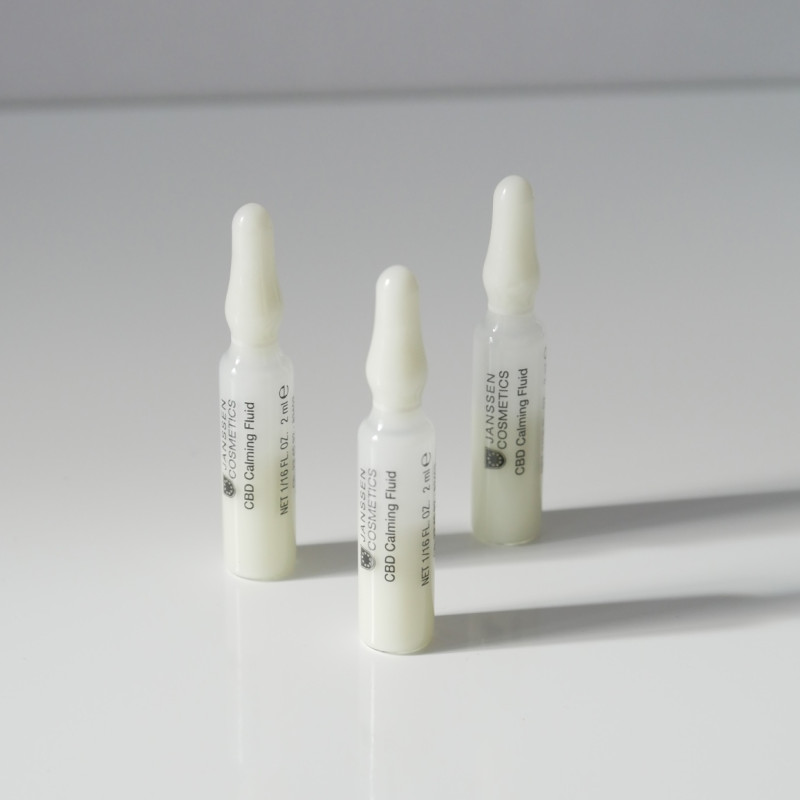 Janssen CBD Calming Fluid | Raminančios ampulės jautriai odai 7 x 2 ml