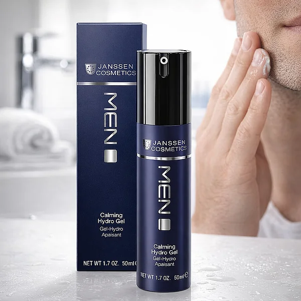 Janssen Cosmetics Calming Hydro Gel | Raminamasis Drėkinamasis Gelis Vyrams, 50 ml