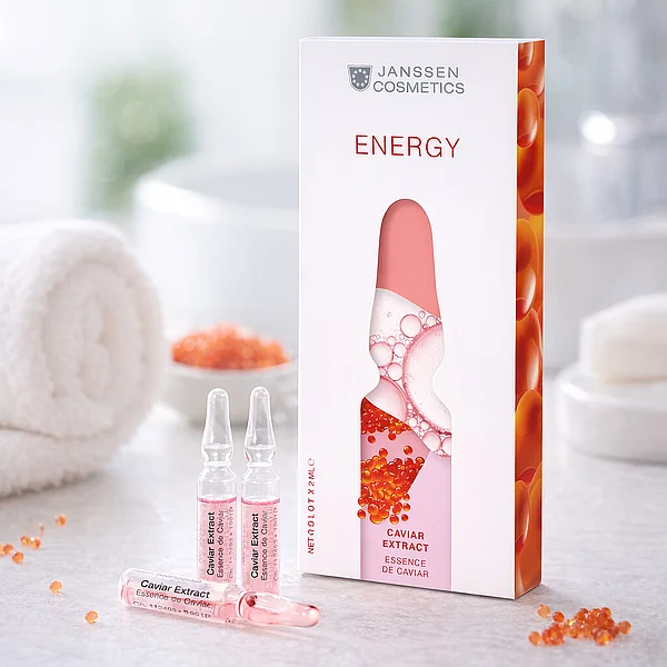 Janssen Caviar Extract Fluid | Капсулы с экстрактом икры для восстановления кожи 7 x 2 мл