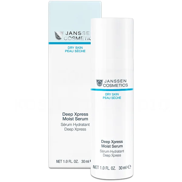 Janssen Cosmetics Deep Xpress Moist Serum | Intensyviai Drėkinantis Serumas, 30 ml