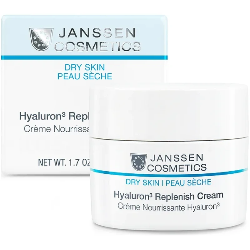 Janssen Cosmetics Hyaluron³ Replenish Cream | Atstatomas kremas su hialurono rūgštimi, 50 ml