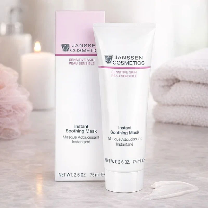Janssen Cosmetics Instant Soothing Mask | Intensyviai Raminanti Veido Kaukė, 75 ml
