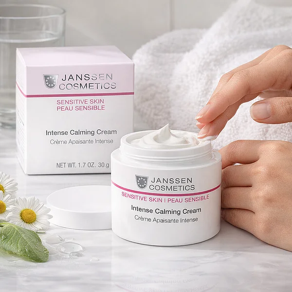 Janssen Cosmetics Intense Calming Cream | Intensyviai raminantis kremas jautriai odai, 50 ml