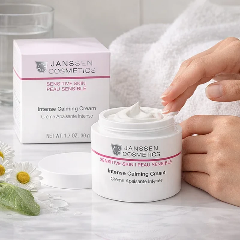Janssen Cosmetics Intense Calming Cream | Интенсивно Успокаивающий Крем для Чувствительной Кожи, 50 мл