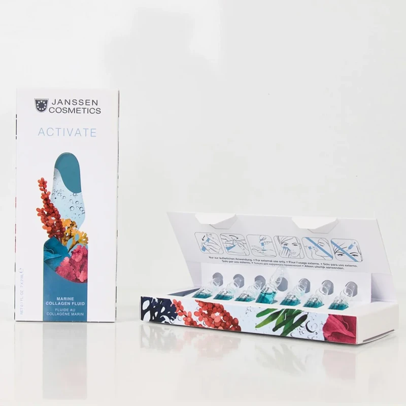 Janssen Marine Collagen Fluid | Jūros kolageno ampulės 7 x 2 ml