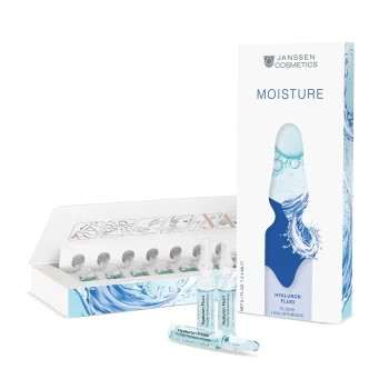 Janssen Hyaluronic Moisture Fluid | Drėkinančios ampulės sausai odai 7 x 2 ml
