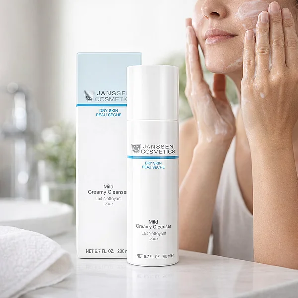 Janssen Cosmetics Mild Creamy Cleanser | Мягкое кремообразное очищающее средство для лица, 200 мл