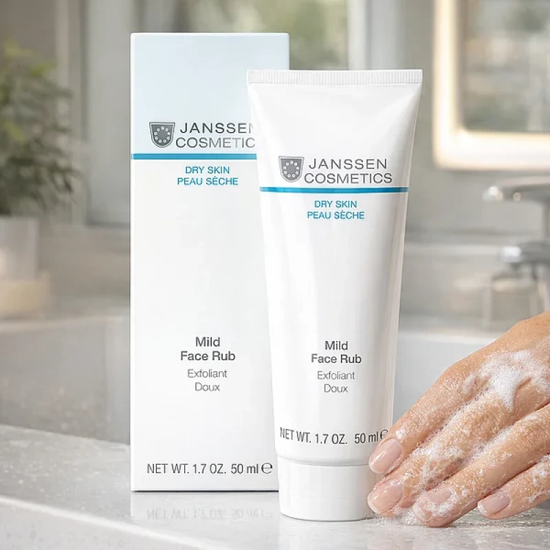 Janssen Cosmetics Mild Face Rub | Мягкий крем-скраб для лица, 50 мл