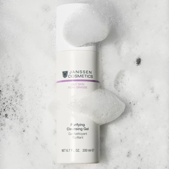 Janssen Cosmetics Purifying Cleansing Gel | Valomasis gelis riebiai odai, 200 ml