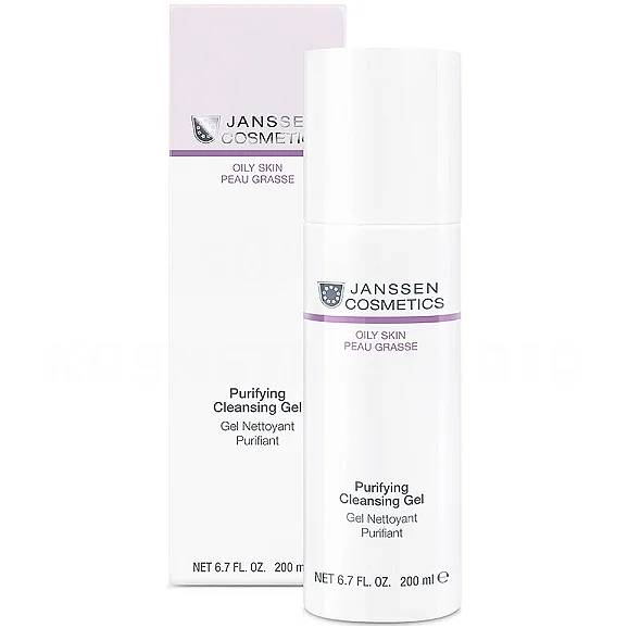 Janssen Cosmetics Purifying Cleansing Gel | Valomasis gelis riebiai odai, 200 ml