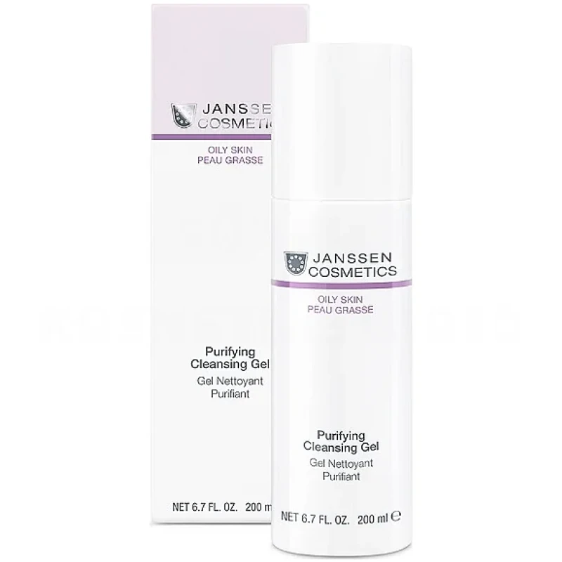 Janssen Cosmetics Purifying Cleansing Gel | Valomasis gelis riebiai odai, 200 ml