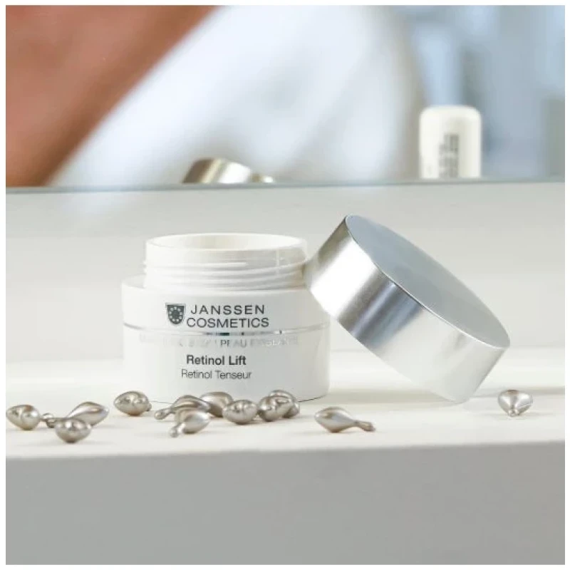 Janssen Cosmetics Retinol Lift | Retinolio kapsulės veidui, 50 vnt.