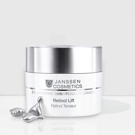 Janssen Cosmetics Retinol Lift | Retinolio kapsulės veidui, 50 vnt.