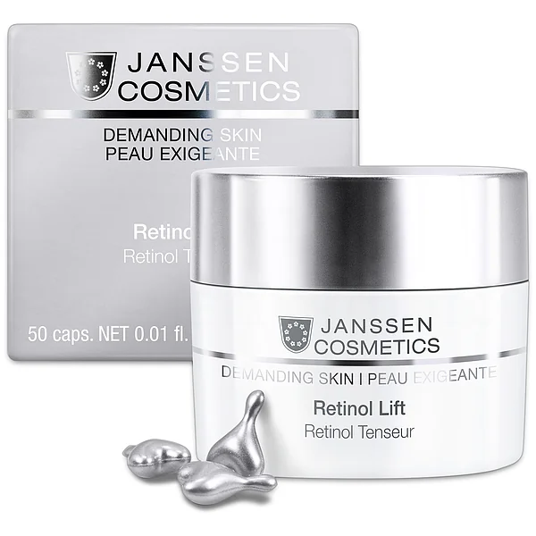 Janssen Cosmetics Retinol Lift | Retinolio kapsulės veidui, 50 vnt.
