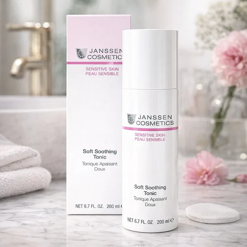Janssen Cosmetics Soft Soothing Tonic | Raminamasis tonikas jautriai odai, 200 ml