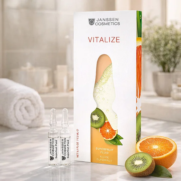 Janssen Superfruit Fluid | Antioksidantų ampulės odos spindesiui 7 x 2 ml