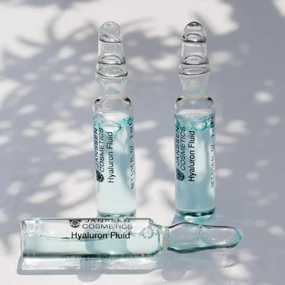 Janssen Hyaluronic Moisture Fluid | Drėkinančios ampulės sausai odai 7 x 2 ml
