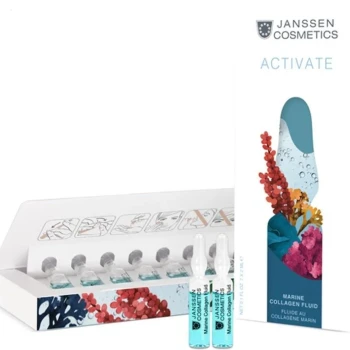 Janssen Marine Collagen Fluid | Jūros kolageno ampulės 7 x 2 ml