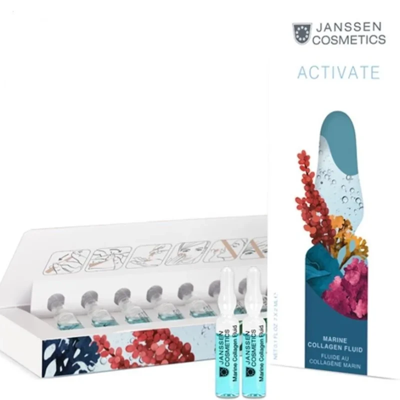 Janssen Marine Collagen Fluid | Jūros kolageno ampulės 7 x 2 ml