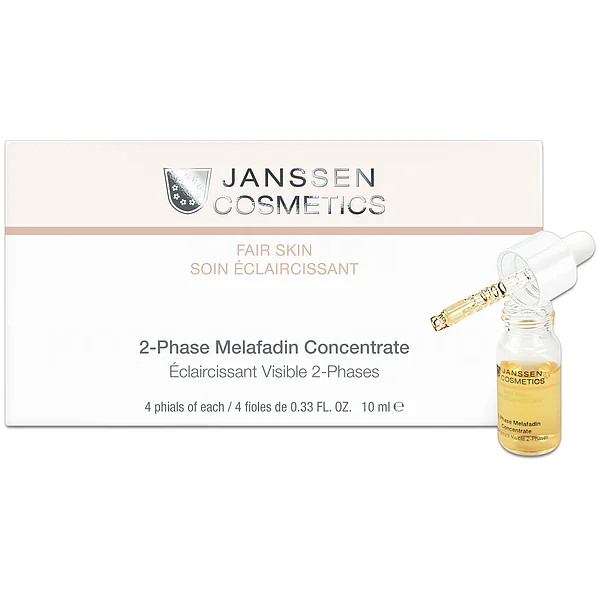Janssen 2 Phase Melafadin Concentrate | Intensyvus koncentratas pigmentacijai 4 x 10 ml