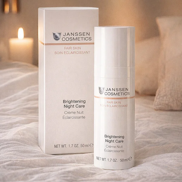 Janssen Brightening Night Care | Осветляющий ночной крем от пигментации 50 мл