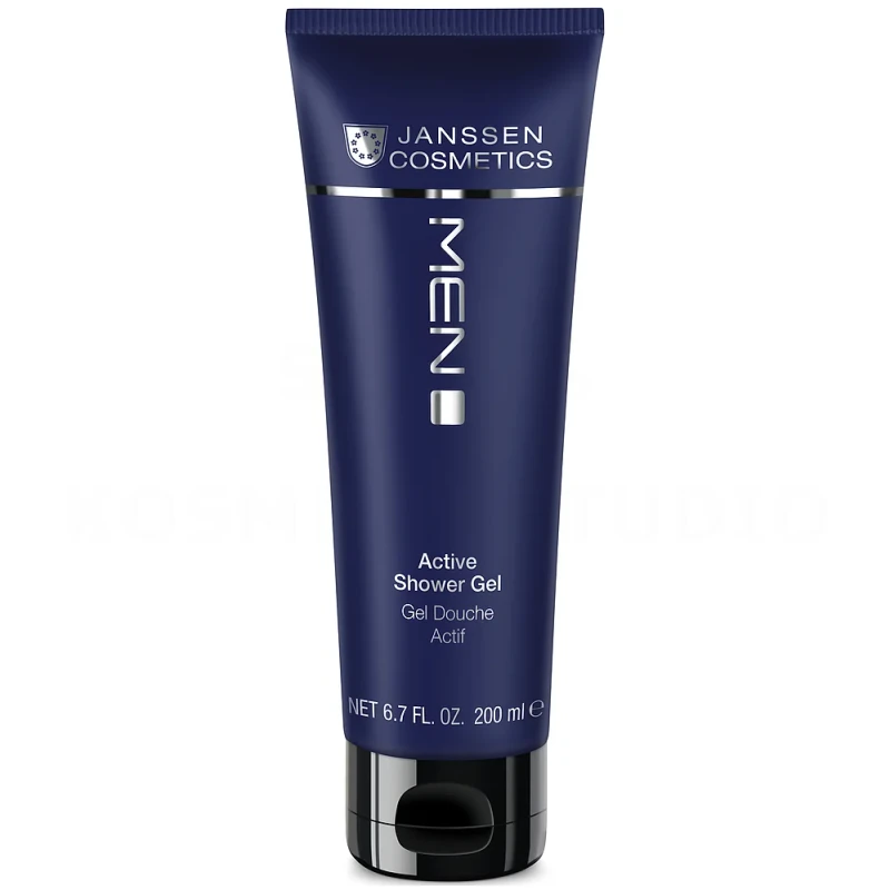 Janssen Cosmetics Active Shower Gel | Gaivinamasis Dušo Gelis Vyrams, 200 ml