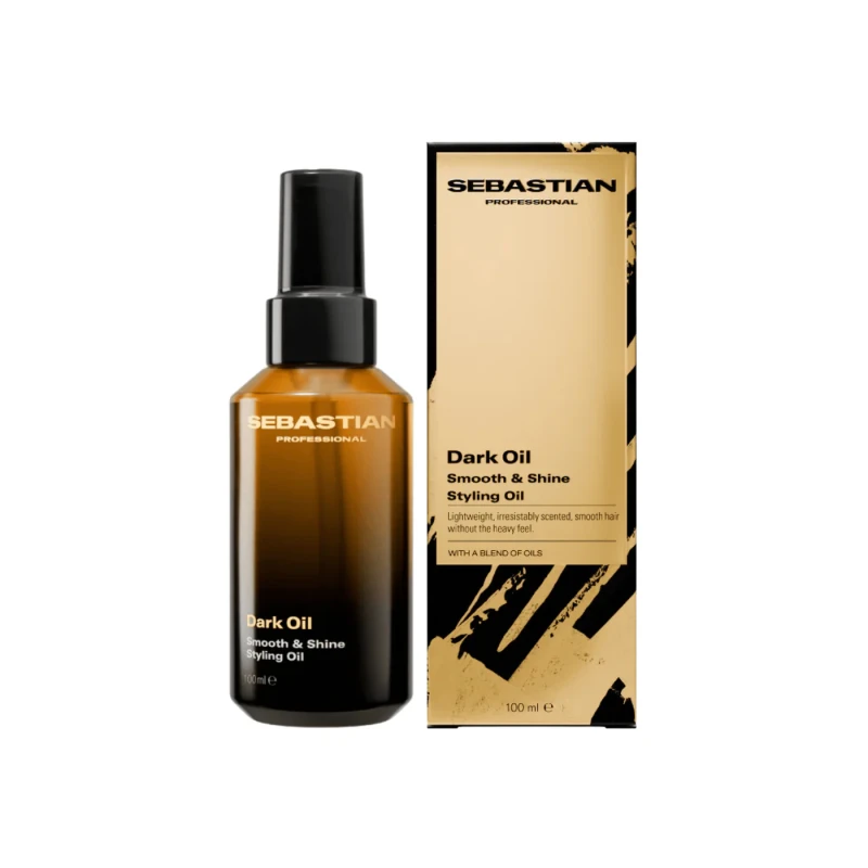 Sebastian Professional Dark Oil Smooth and Shine Styling Oil | Lengvas plaukų aliejus glotninimui ir blizgesiui 100 ml