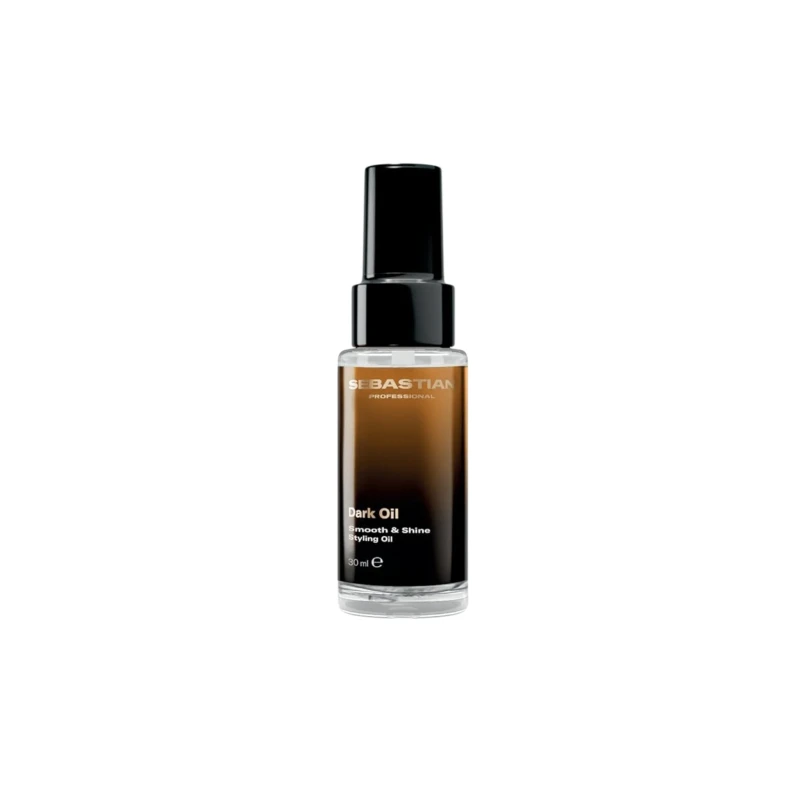 Sebastian Professional Dark Oil Smooth and Shine Styling Oil | Lengvos kondicionuojančios plaukų aliejus lyginimui ir spindesiui 30 ml