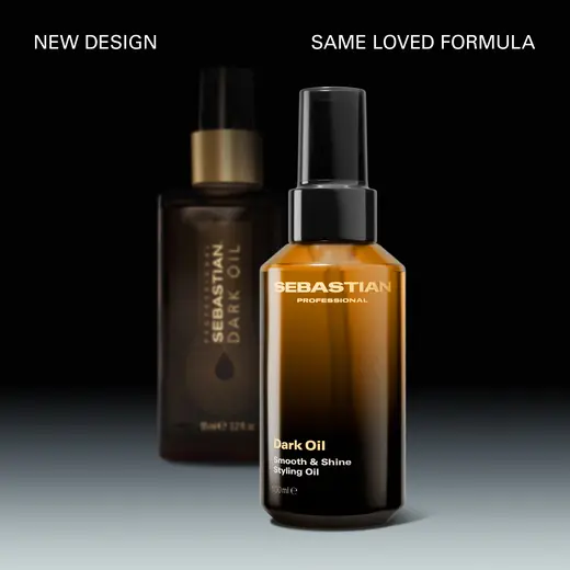Sebastian Professional Dark Oil Smooth and Shine Styling Oil | Lengvos kondicionuojančios plaukų aliejus lyginimui ir spindesiui 30 ml