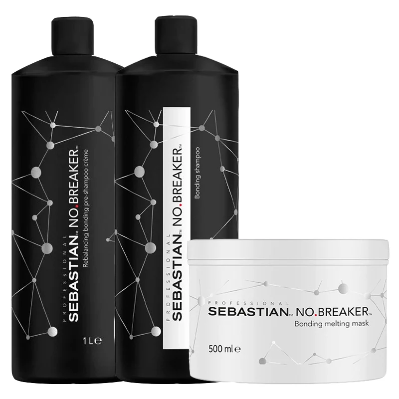 Sebastian Professional No Breaker Shampoo | Stiprinantis ir atstatantis šampūnas pažeistiems plaukams 280 ml