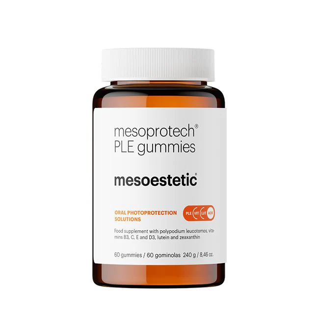 Mesoestetic mesoprotech® PLE gummies | Жевательные витаминные капсулы для дополнительной защиты от солнца, 60 шт.