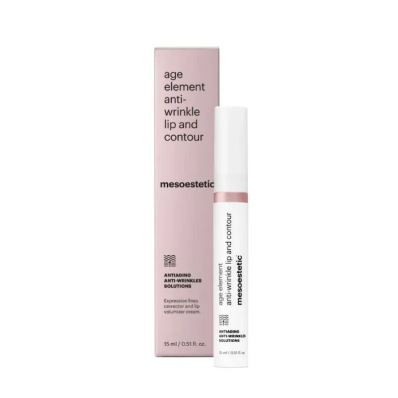 Mesoestetic age element® anti-wrinkle lip and contour | Apimtį didinantis raukšlių prevencijos kremas lūpoms ir lūpų kontūrui 15 ml
