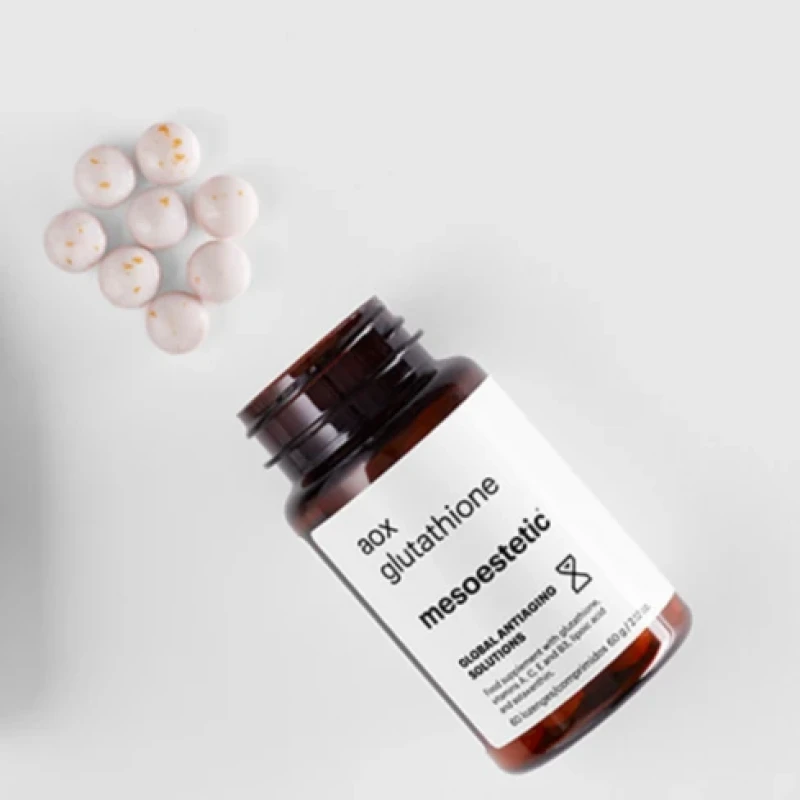 Mesoestetic aox glutathione | Maisto papildas su glutatonu ir antioksidantais 60 tablečių