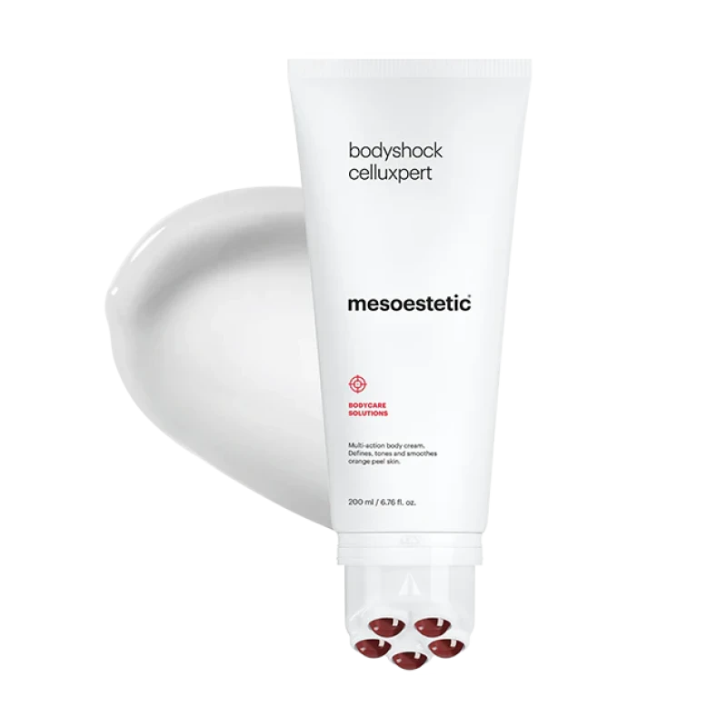 Mesoestetic bodyshock® celluxpert | Anticeliulitinis kremas-gelis odos išlyginimui ir tonizavimui 200 ml