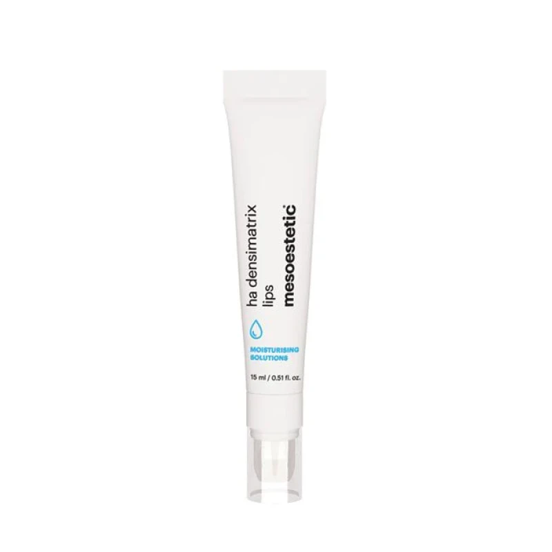 Mesoestetic ha densimatrix lips | Drėkinamasis ir apimtį suteikiantis lūpų balzamas-aliejus su hialurono rūgštimi 15 ml
